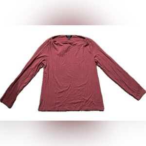 Lauren by Ralph Lauren Pink/Mauve Long Sleeve Tee